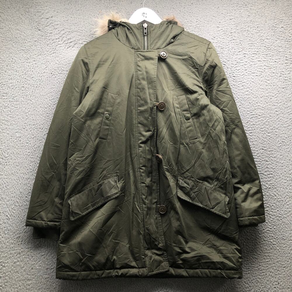 Theory Olive Green Puffer Jacket
